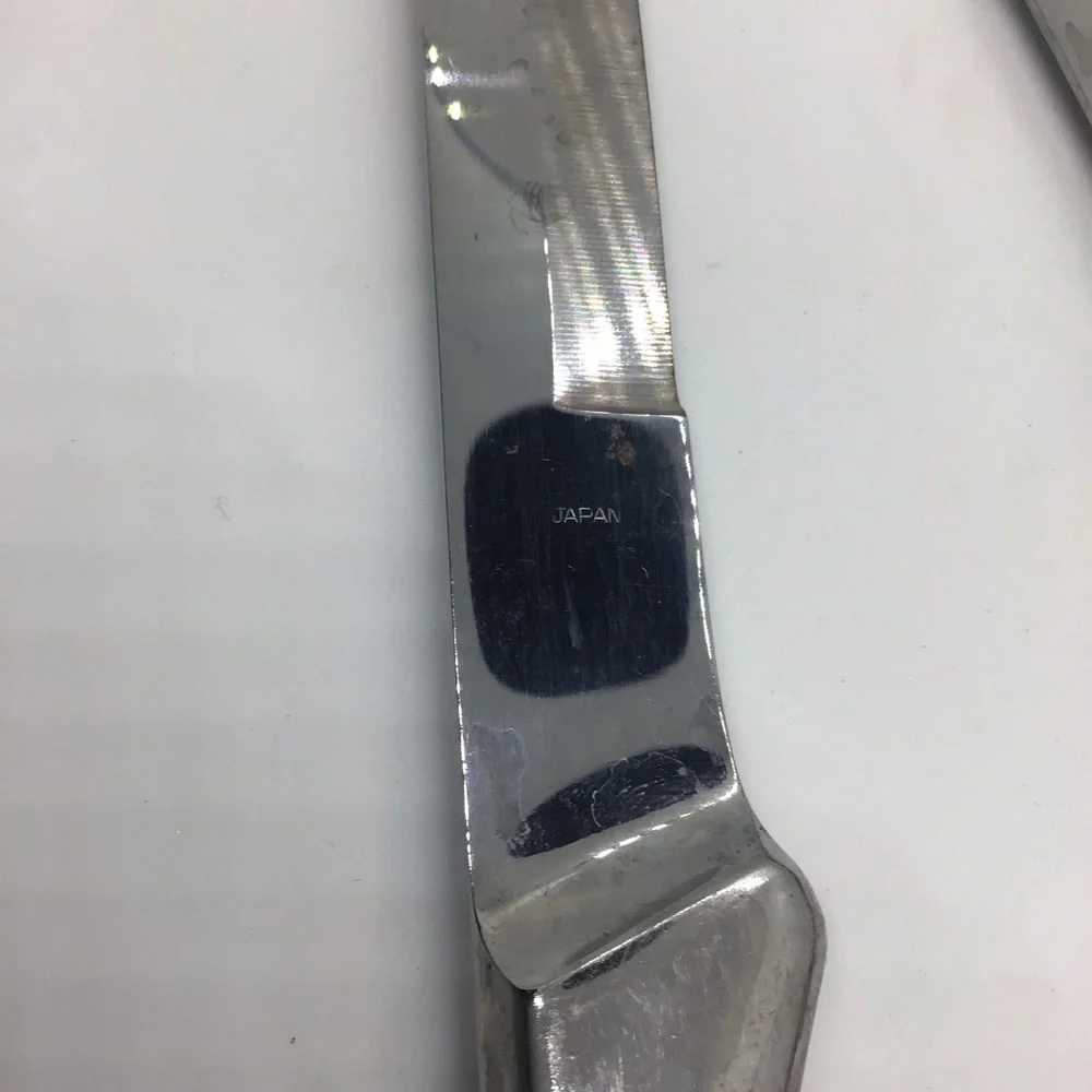 Vintage Stainless Steel Carving Knife & Fork Set from Japan. Lightweight.